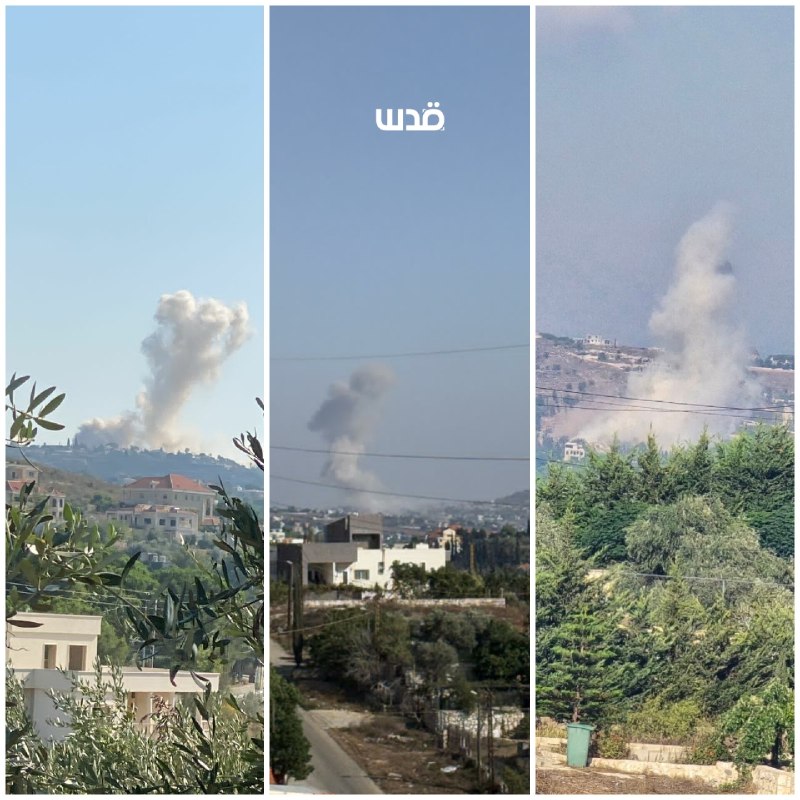 דחוף: הכיבוש מבצע סדרת הפצצות בעיירות בדרום לבנון: מרקבה, כפר תבנית, חדדה.