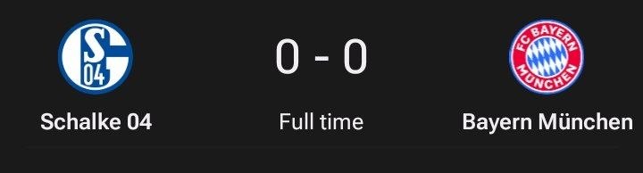 فوتبال اروپا | چمپیونزلیگ: ⚽️پایان بازی - هفته سوم لیگ برتر آلمان :⚽️ بایرن مونیخ 0️⃣-0️⃣ شالکه 💙🇪🇺 #hr @irUCL