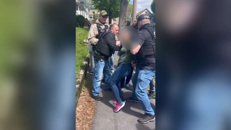ICE arrest sparks chaos as crowd tried to intervene | CNN