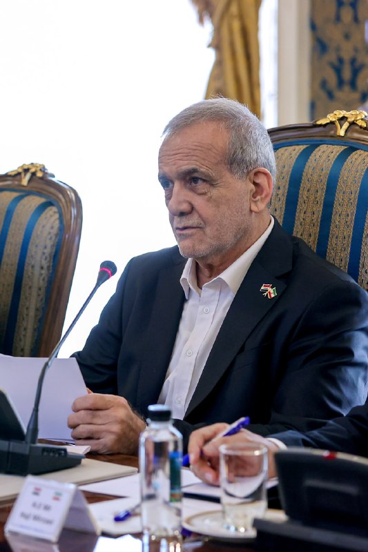 🔸פזשקיאן: גיבוש תוכנית מקיפה של שיתוף פעולה אסטרטגי הוא מפת דרכים לפיתוח היחסים בין טהראן לבגדד