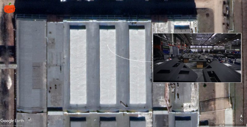 Dnipro Osint and CyberBoroshno geoint say they have located a Russian Garpiya-A1 UAV production site in Izhevsk via an Almaz-Antey promo video, which points to Kopol Building 12 as the final assembly shop.