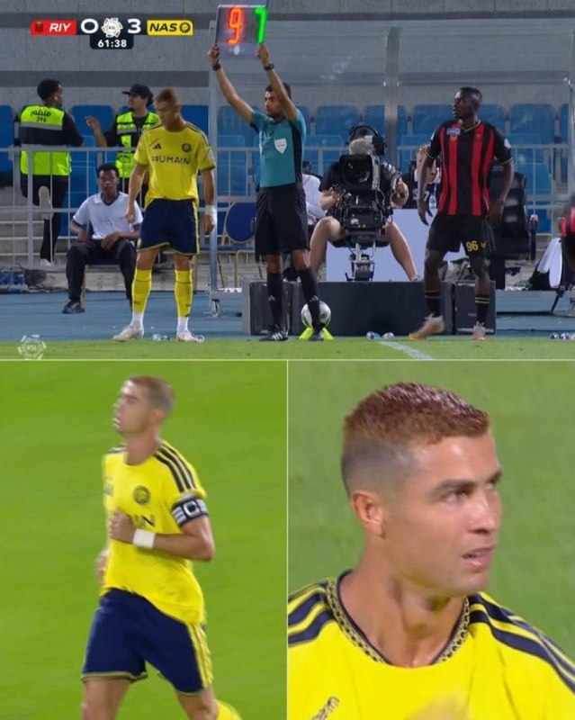 Fotbalł: رونالدو برای النصر اومد داخل زمین و رسما 25 فصل کریر خودشو آغاز کرد.❤️ @Fotball