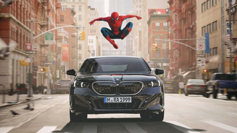 🏎🔥 Владельцы BMW возмущены внезапным появлением рекламы Spider-Man в своих маш