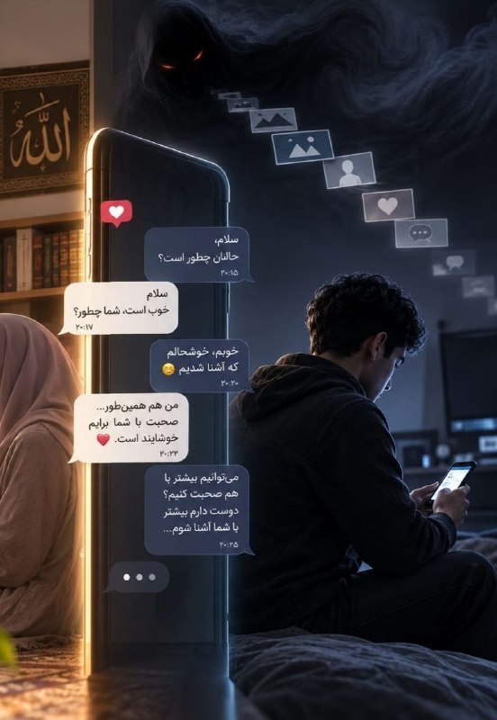 استغفار: چه بسیار فتنه‌هایی که با یک نگاه و تصویر آغاز شد!چه بسیار روابط حرامی که با یک پیام شروع شد!چه بسیار گناهانی که با یک «س
