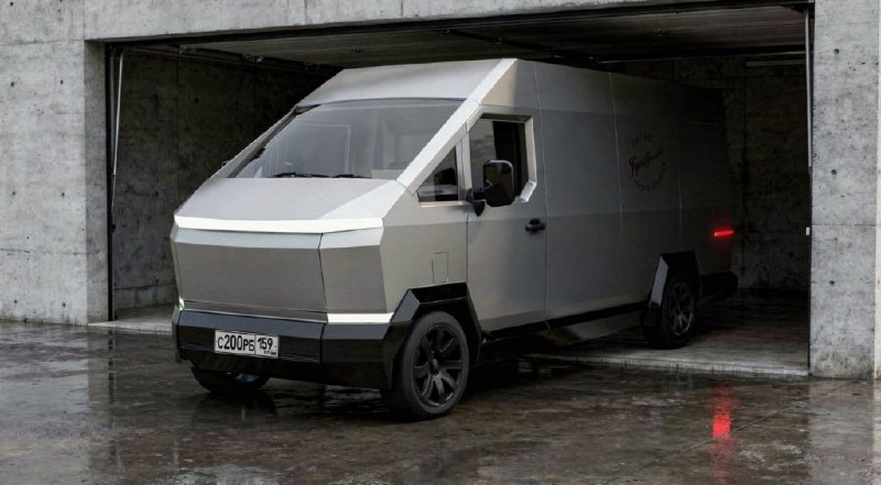 В России запустили производство «ГАЗели-Cybertruck» — электрокар «Руссо-Балт» соберут в Перми на баз