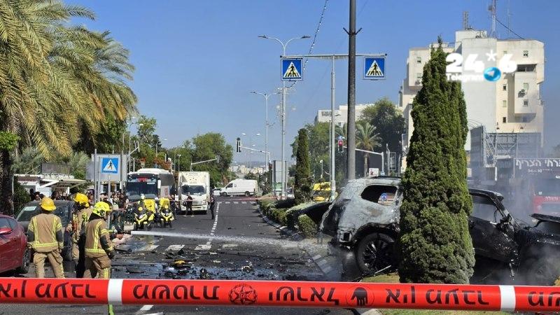 לוחמי אש פועלים בקריית חיים