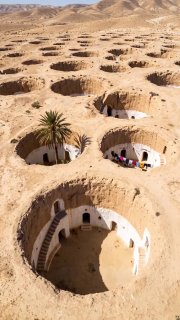 Can you believe that this place is real and exists in Tunisia 🇹🇳 Its name is MatmataDid you know? 🎓