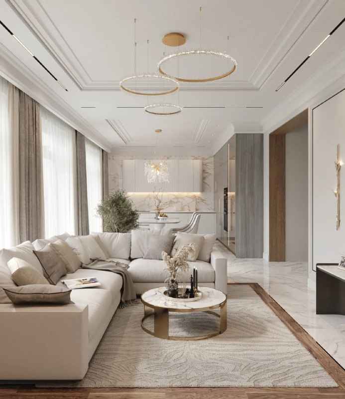 Проект кухни-гостиной в Москве в классическом стиле. Сохраните? Дизайнер Елена Савинова - изображение 4 - проект, кухни, гостиной