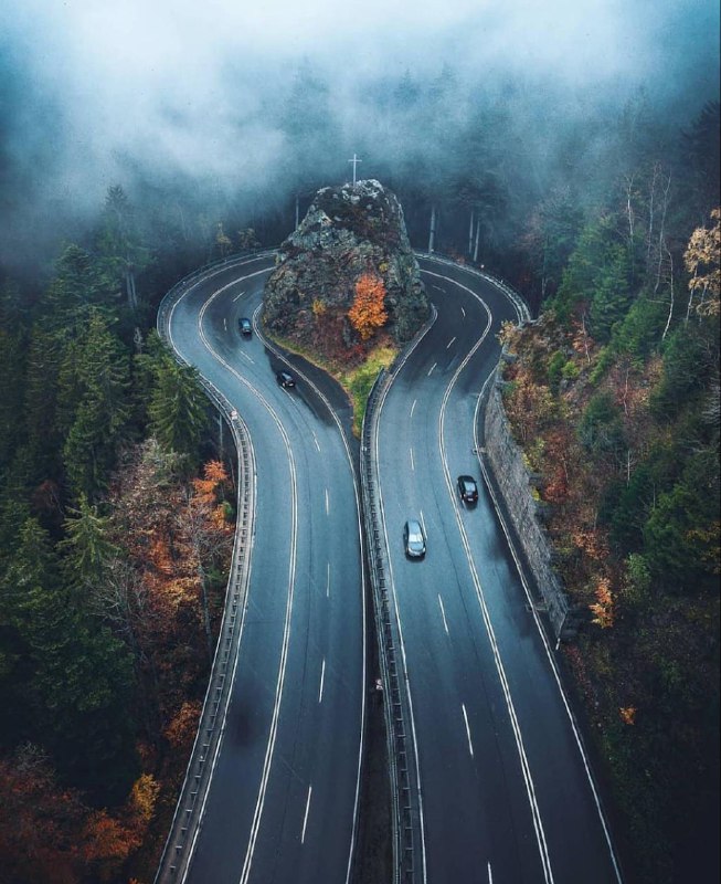 عجایب جهان وترفند ودانستنیهای علمی: جاده سوپر ماریوکارت در دل جنگل های زیبای سیاه در آلمان 👌https://t.me/joinchat/AAAAAEpikpSacY9w4-I0dA#عجایب_چهارگوشه_جهان