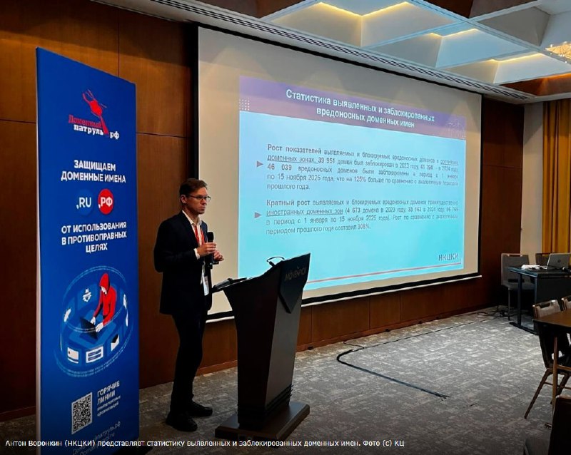 Координационный центр доменов .RU/.РФ подвёл предварительные итоги работы проекта «Доменный патруль» в 2025 году: фото