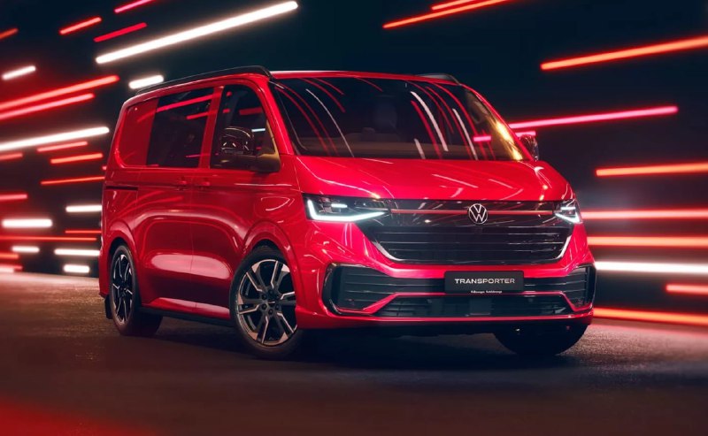 Volkswagen показал «спортивный» Transporter Sportline 1