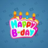 B-Day Candle #107