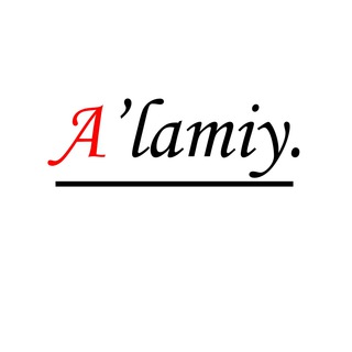 Telegram profile photo for A'lamiy