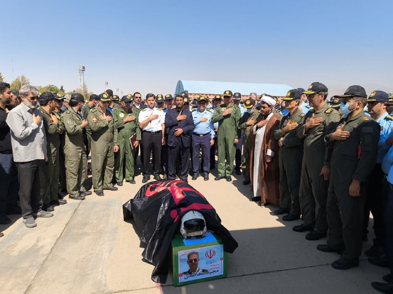 העברת גופת ההרוג מפקד חטיבה 2 של הטייס קזמי מטהראן לשיראז/הכרזה על פרטי טקס ההלוויה