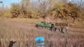 מפעילי כטב"מים של חטיבת רובה ממונעת של השומרים הנפרדים ה-37 של הארמייה ה-36 של קבוצת הכוחות ווסטוק השמידו א…