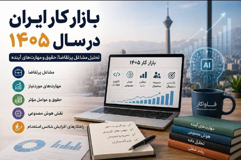 آگهی کار و کارجو "فاواکار": 💥 بازار کار ایران در سال ۱۴۰۵؛ تحلیل مشاغل پرتقاضا، حقوق و مهارتهای آیندهلینک مقالهفاواکار؛ طعم خوش همکاریWww.favakar.c