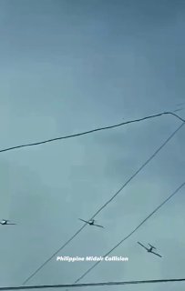 🎦 The moment of the air accident in the training flight of the Philippine Air Force.