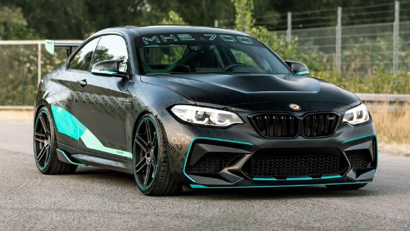 BMW M2 Competition получил обновленную версию Minty Fresh с двигателем 715 л.с. от Manhart 4