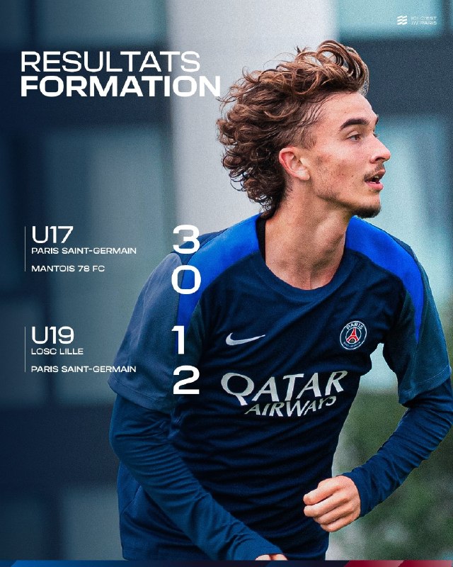 پاریسن ژرمن | Paris Saint Germain: 🔺نتایج بازی های تیم آکادمیمون⚽️@ParisNewsOnline