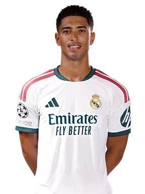 رئال مادرید | Real Madrid: 🚨| 🤩 عکس رسمی جود بلینگام با پیراهن رئال در لیگ قهرمانان اروپا 🇪🇺👑@FCRealMadrid |