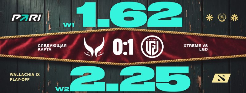 Иллюстрация к посту канала PARI Esports Dota 2