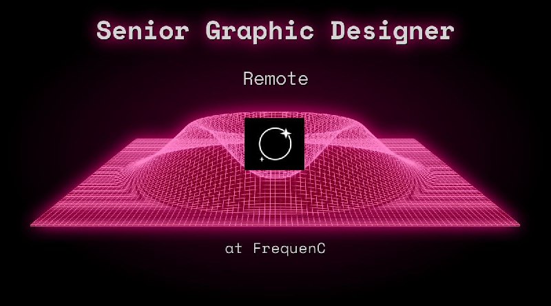 Web3 Senior Graphic Designer Remote at FrequenC