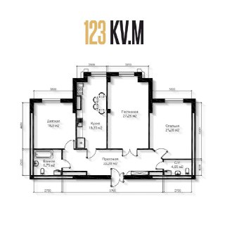 Продажа квартиры 3/6/10 в ЖК Muhtasham, Юнусабадский район