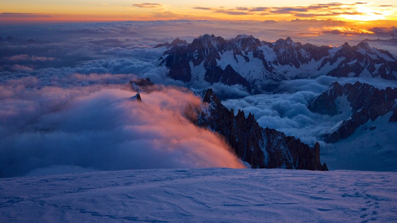 The heights of horrorThe Mont Blanc massif, near Chamonix, France (© Simon Schöpf/Getty Images)