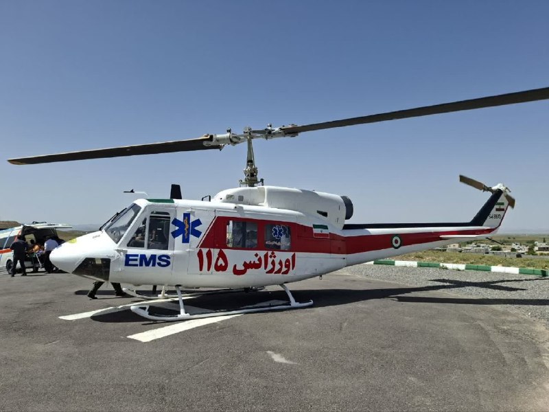 🇮🇷تحت محل🇮🇷: 💢 پرواز بالگرد اورژانس هوایی به سمت توره؛ واژگونی پراید با چند مصدوم🔸به گزارش روابط عمومی اورژانس ۱۱۵ استان مرکزی، در پی