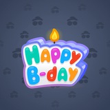 B-Day Candle #85