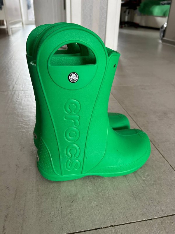 Сапоги Crocs зелёные J3 детские — 45 лари