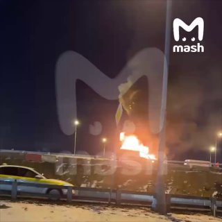 Китайский внедорожник Lixiang загорелся на 41-м километре МКАД из-за короткого з