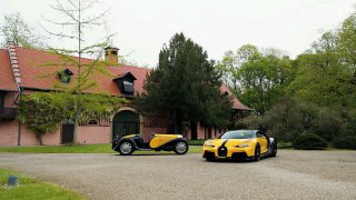 Bugatti Chiron получил эксклюзивную спецверсию посвященную Bugatti Type 55 Super