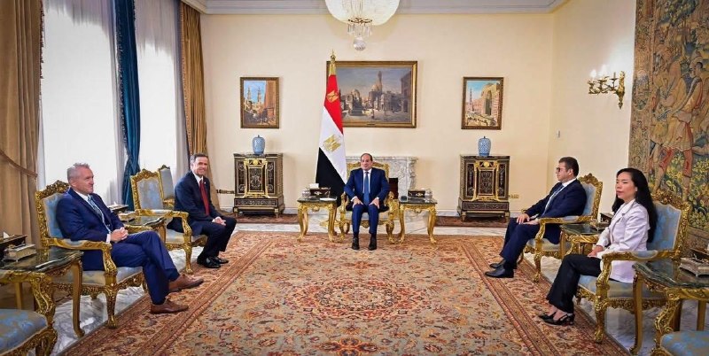 🔺🔻 The meeting of the director of the CIA with the president of Egypt