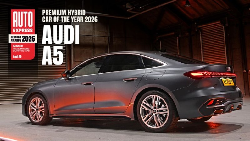Audi A5 e-Hybrid отвоевал у BMW 530e титул Premium Hybrid Car of the Year 2026 —
