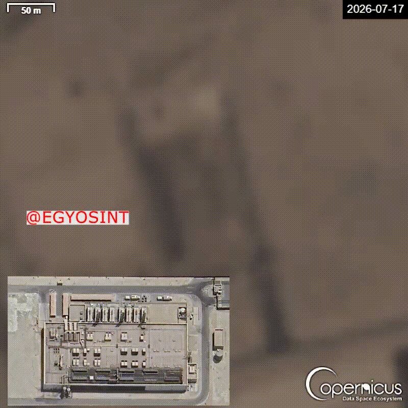 תמונות לוויין עצמאיות של Sentinel-2 מאשרות את הנזק למרכז הנתונים Batelco RJR באזור Askar בבחריין לאחר התקיפ…