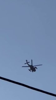 Israeli helicopters continue to fly over the airspace of southern Syria.