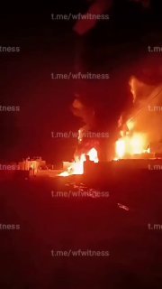 ️🇸🇾 An explosion in a fuel warehouse caused a fire in a house in the Alansheva neighborhood in the city of Haska.