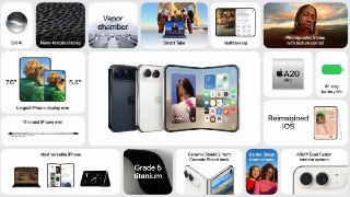 vc: Apple представила первый складной iPhone Duo– Смартфон размером с паспорт помещается в карман– Новый iPhone Duo раскладывается как книжка– Диагональ внутреннего экрана составляет 7,5 дюйма– Touch ID на iPhone Duo находится на кнопке сбоку– Динамики на 