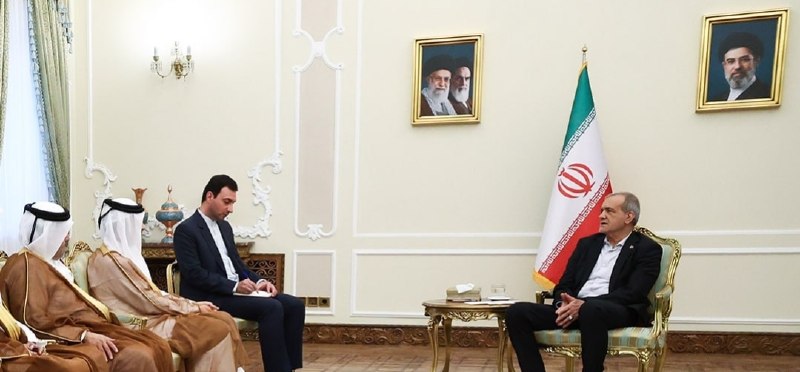 نجباء | Nujaba: 🔴 وزیر خارجهٔ قطر در دیدار با پزشکیان: امیر قطر شما را مثل برادر میداند| موضوع خلبانهای ایرانی را هم با صداقت پیگیری خ