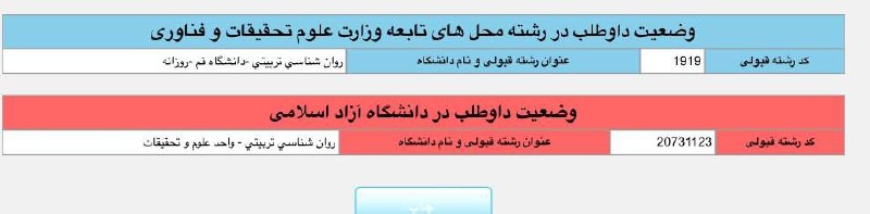 کنکور روانشناسی بالینی: ✔️✔️قبولی دکتری گرایش تربیتی رتبه ۲۵۸ سهمیه آزاد و ۲ در سهمیه ۲۵ درصد
