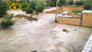 💢 הצפה בכניסה לכפר גוניק בצפון חוראסאן / נזק לכמה בתי מגורים
