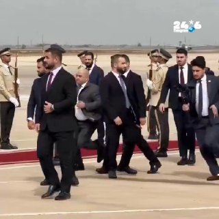🇮🇱 נשיא סוריה, אחמד א-שארע, פגש את ראש ממשלת עיראק בנמל התעופה של דמשק. נשיא סוריה, אחמד א-שארע, לשעבר א…