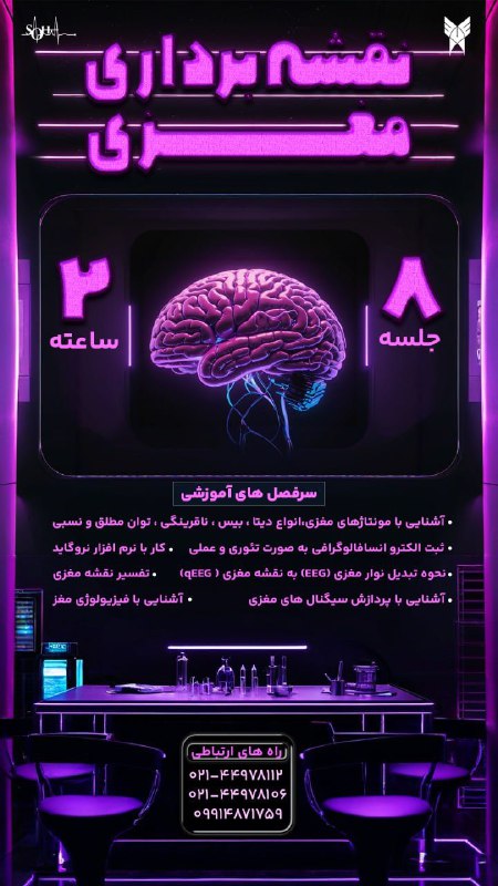 Soha: 🎓 دوره آموزشی: نقشه برداری مغزی🕐 مدت زمان: 8 جلسه، هر جلسه 2 ساعت💡 سر فصلهای آموزشی:آشنایی با مونتاژهای مغزی و انواع دی