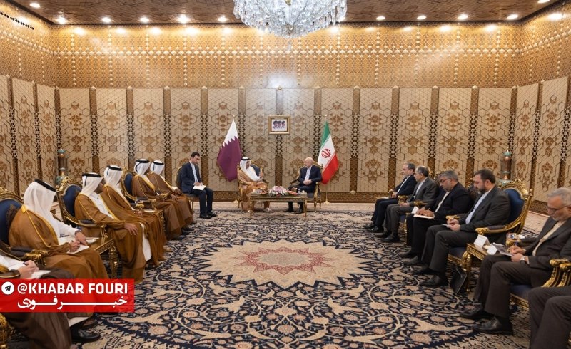 بازی دراز: 🔺دیدار وزیر خارجه قطر با قالیباف🔹وزیر خارجه قطر در دیداری با رئیس مجلس ایران، بر ضرورت کاهش تنشهای منطقهای تأکید کرد.🔹