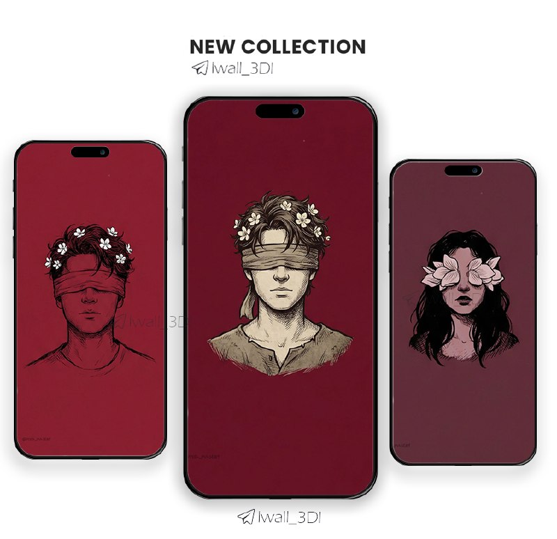 تم | والپیپر | Обои |Wallpaper: #collection 7 items #art #girl #boy #mood #paint 👈Download 4K files🖼 @lwall_3Dl