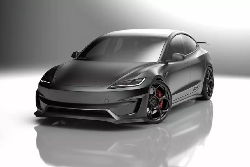 Обновлённая Tesla Model 3 Performance получила первый тюнинг