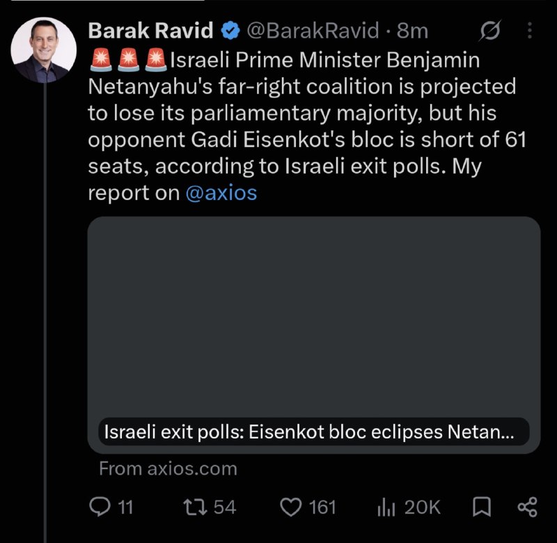 ברק רביד, כתב אקסיוס: