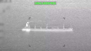 🇺🇸🇮🇷 - The US Central Command (CENTCOM) has published photographs showing a US fighter jet disabling the cargo ship Ocean Molika with precision-guided munitions in the Gulf of Oman.
