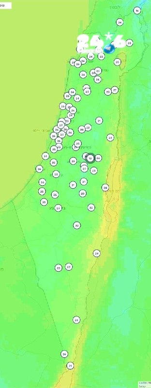 🇮🇱 תחזית מזג האוויר להיום: היום הטמפרטורות מעט ירדו ומשעות הצהריים ועד הערב גשם מקומי יתפתח מעל חלק מהרי…